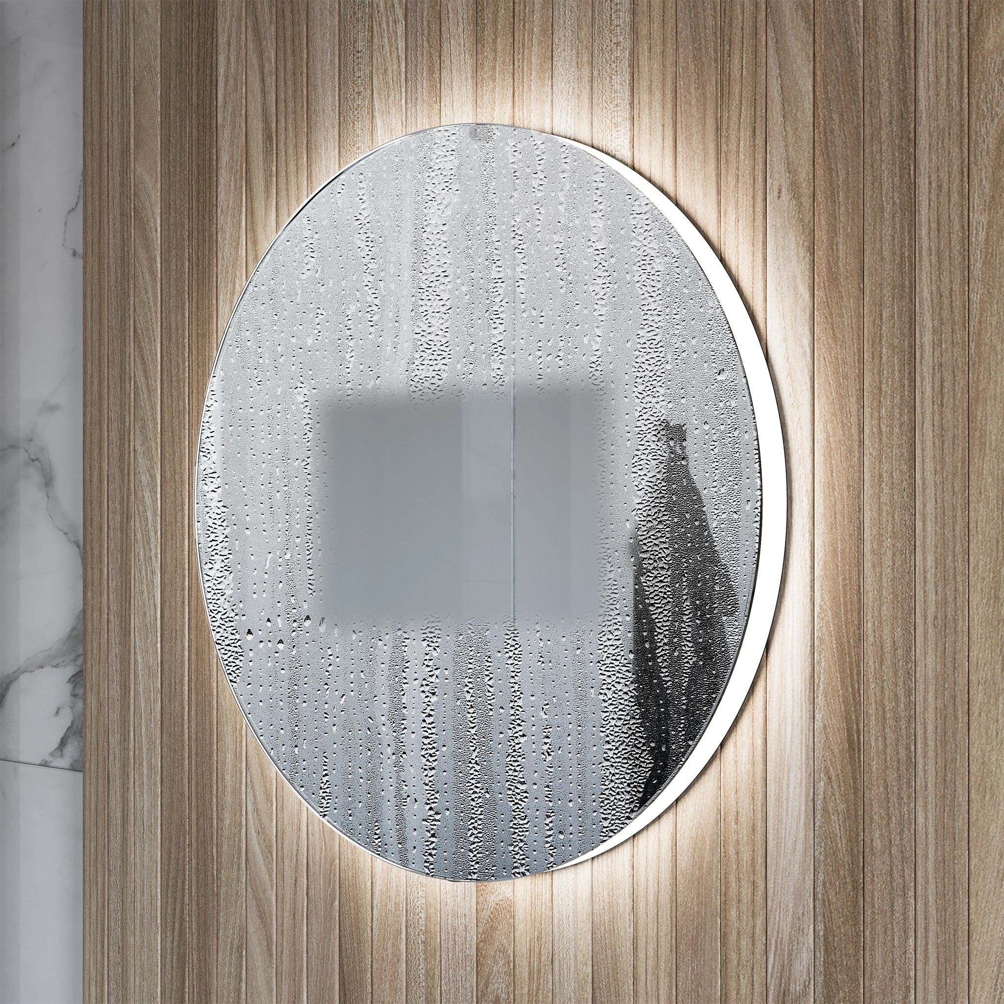 Halo Round LED Bathroom Mirror #size_800mm