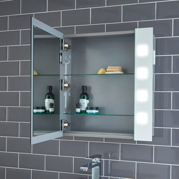 Pyrus 650x600mm LED Bathroom Mirror Cabinet