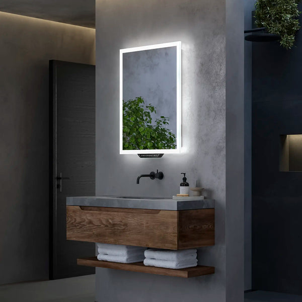 Oslo Rectangular LED Illuminated Bathroom Anti-Fog Mirror